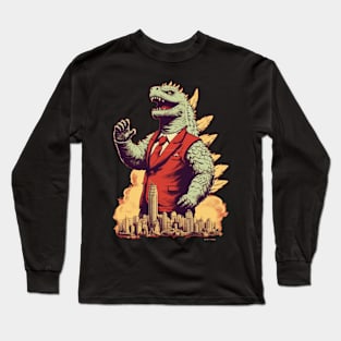 Godzilla Work Propaganda Long Sleeve T-Shirt